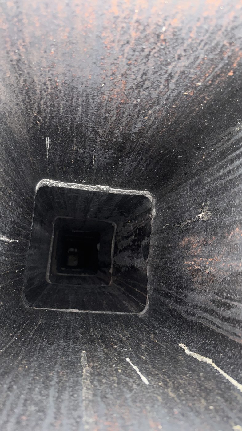 Camera view down a chimney flue during an inspection in Morris Plains NJ